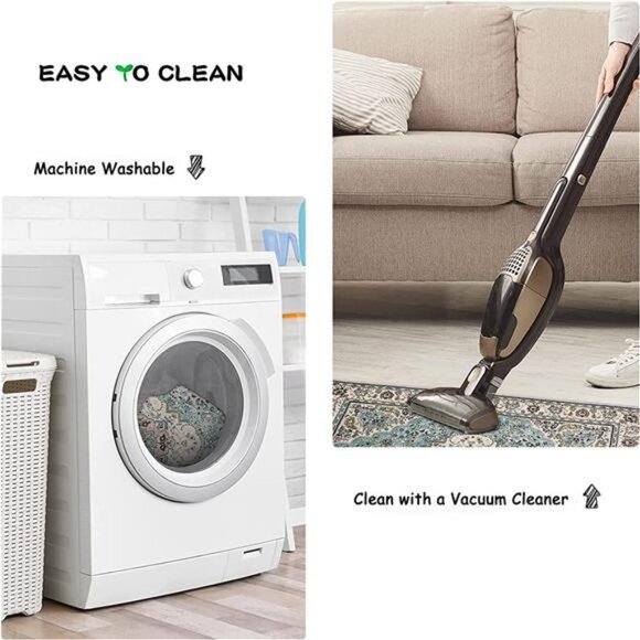 Persian Floral Medallion Area Rug - 3x5 Entry Throw Rug Turkish Indoor Rug - Picture 4 of 6